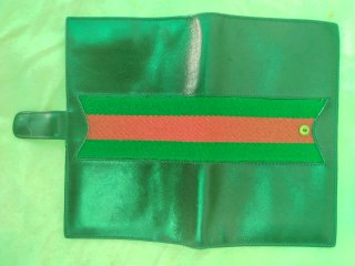 Portafoglio con porta carte Gucci Vintage