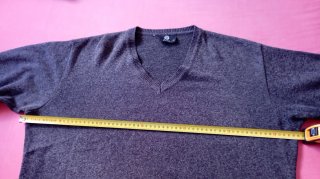 JERSEY DE PICO GRIS DE HOMBRE