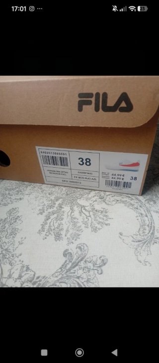 Zapatillas Fila Blancas Talla 38
