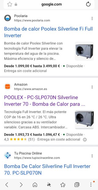 Bomba calor POOLEX SILVERLINE FI 70