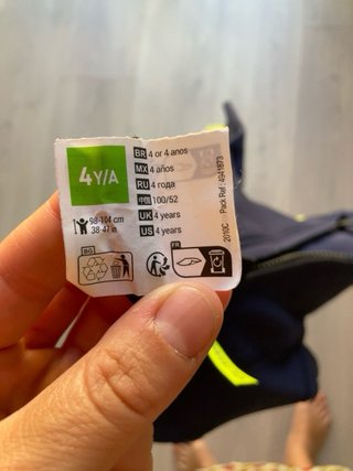 Neopreno infantil OLAIAN Talla 4 años