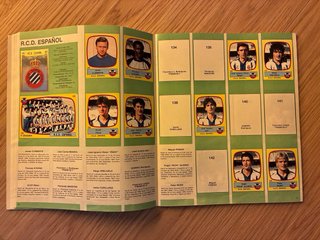 Álbum Fútbol 89 Panini - Con Póster central