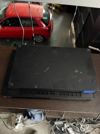 Consola Sony PS2 Fat Negra