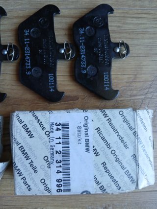 Pastillas freno Originales BMW sin estrenar.