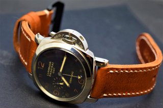 Correa artesanal de piel para reloj Panerai, Rolex
