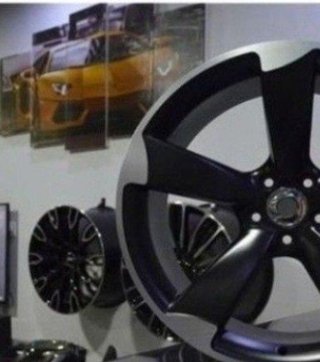 JUEGO DE 4 LLANTAS 18 ROTOR BLACK MAT... rmb789164