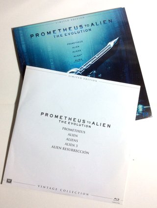 Blu-ray Prometheus a Alien: La Evolución