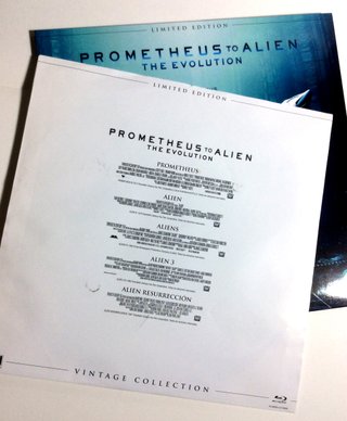 Blu-ray Prometheus a Alien: La Evolución