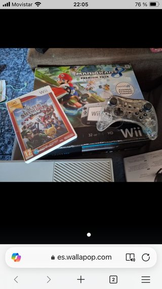 Nintendo Wii U Mario Kart 8 Premium Pack en caja