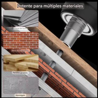 Pistola Remachadora Clavos Varilla Extensión
