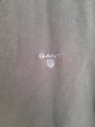 Chaleco Gant Hombre XL Algodón azul marino