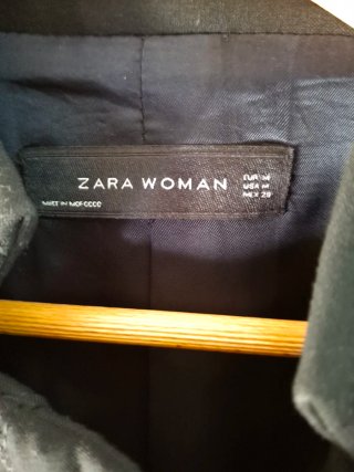 Chaqueta militar Zara negra