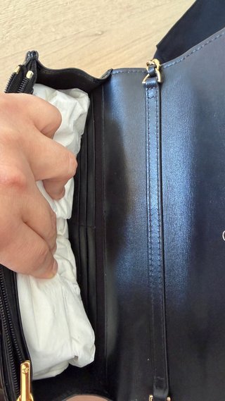 Bolso Cadena Chanel Negro Charol Dorado