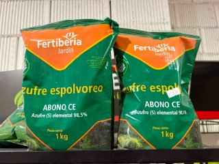 2 X Fertiberia Azufre espolvoreo 1Kg