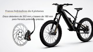 Bicicleta Eléctrica RFN ZIP 1000W 48V