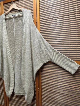 Chaqueta cárdigan de punto oversize beige/arena