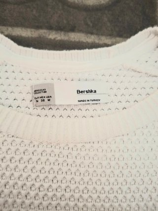 Jersey Zara Hombre Blanco Talla M