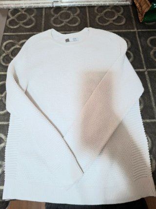 Jersey Zara Hombre Blanco Talla M