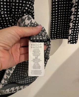 Vestido Michael Kors Negro y Blanco