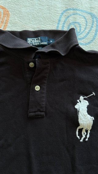 Polo Ralph Lauren Manga Larga Big Pony Azul Talla