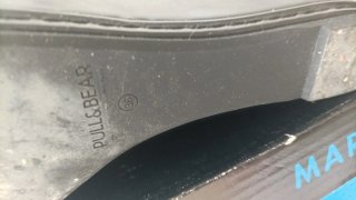 Sandalias negras dé tacón con plataforma