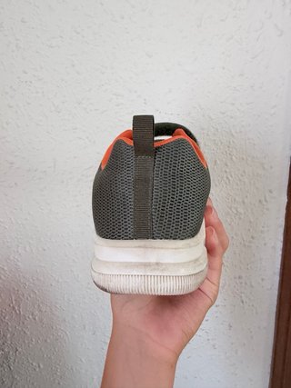 Zapatillas Geox niño verde y naranja