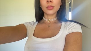 Collar choker perlas rosa palo Mango