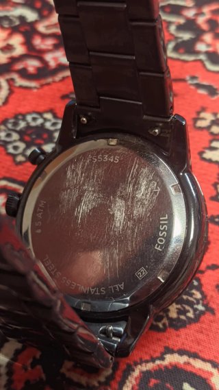 Reloj Fossil FS5345 Negro/Gris