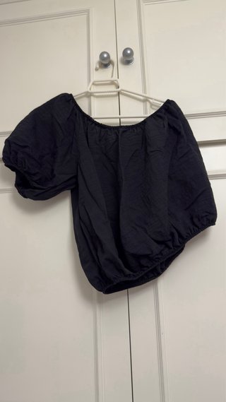 Conjunto negro top y pantalón