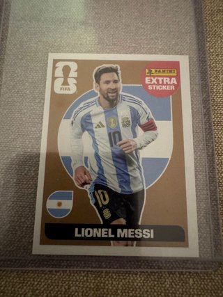 Sticker Panini Extra Lionel Messi Bronce