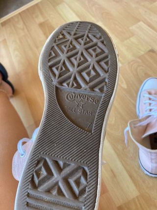 Converse plataforma rosa talla 40