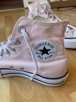 Converse plataforma rosa talla 40
