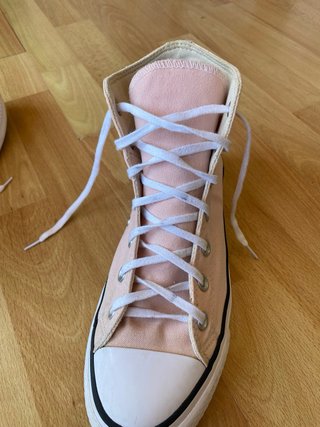 Converse plataforma rosa talla 40