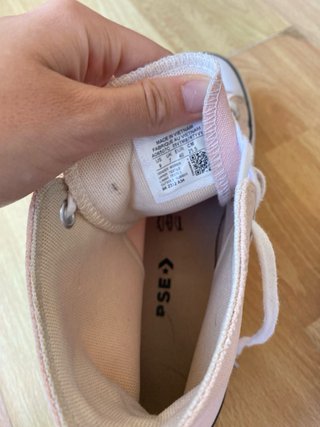 Converse plataforma rosa talla 40