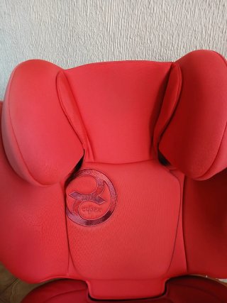 Silla Coche Cybex Gold Roja Y alzador