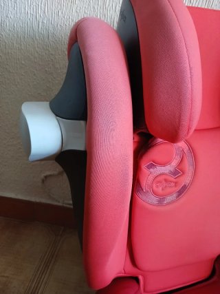 Silla Coche Cybex Gold Roja Y alzador