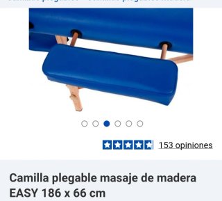 Camilla de masajes Roja