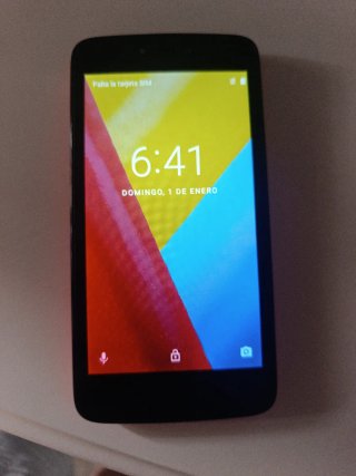 Móvil Motorola Rojo