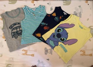 Camisetas de tirantes 18/24 meses niño