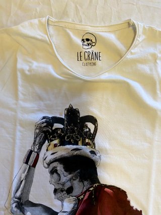 Camiseta Le Crane Show Must Go On Talla L