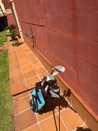 Bolsa de palos de golf + 12 palos