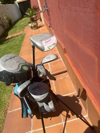 Bolsa de palos de golf + 12 palos