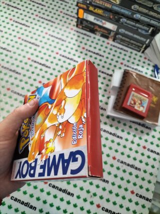 Pokémon Rojo Game Boy Edición Roja
