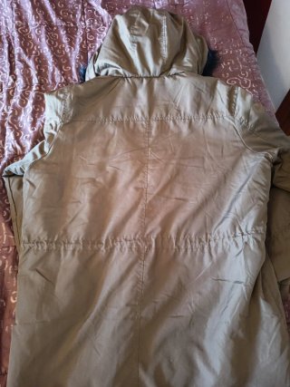 Abrigo ASOS con capucha y pelo