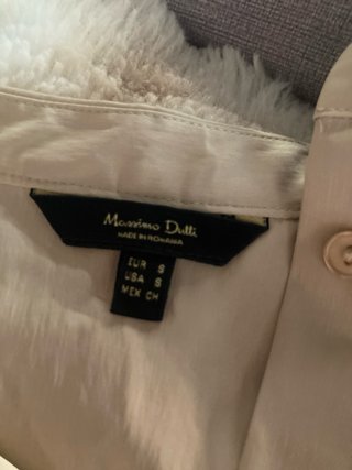 Camisa Massimo Dutti Beige Talla M Nueva