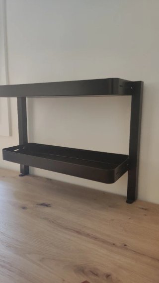 Estantería de escritorio negra