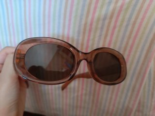 Gafas de sol Zara marrones ovaladas