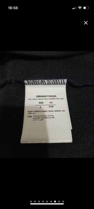 Sudadera Off White Incampiuta Negra Talla L