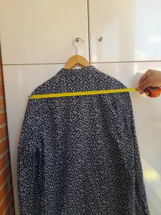 Camisa Superdry Azul/Blanca Talla XXL