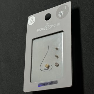 Set Piercing Nariz Acero Quirúrgico BIJOU BRIGITTE